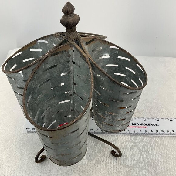 Metal 4-Compartment Organizer Swivel - Picture 4 of 7